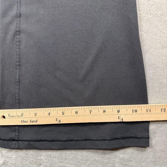 Aeropostale Aero Foldover Flare Leggings Women L Black Solid Stretch Adjustable - Picture 10 of 12